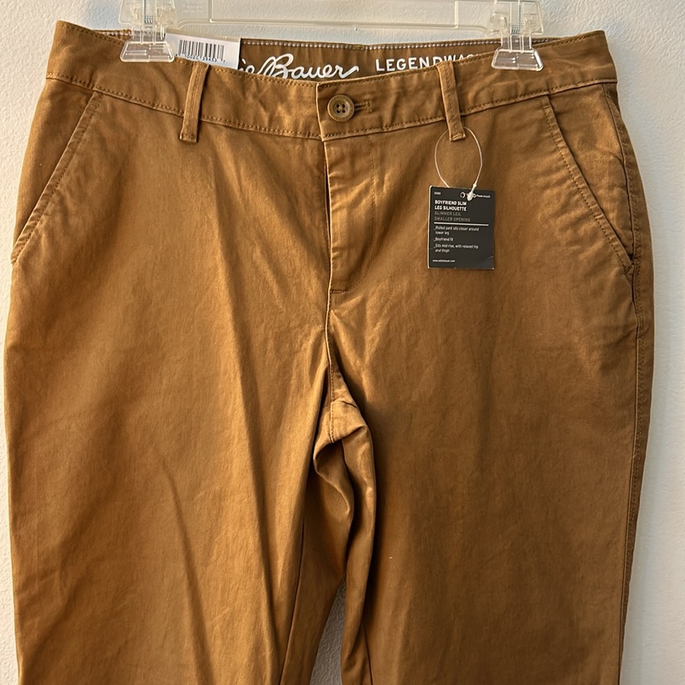 Eddie Bauer Legendwash Stretch Woman’s Mid Rise Boyfriend Slim Sz 6 Relaxed Hip